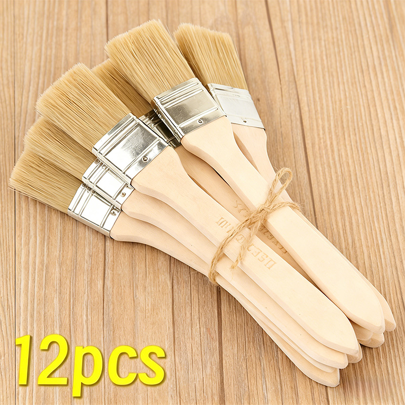 Furniture Hardware Wood - 1-24Pcs Professional Paint Brushes Set with