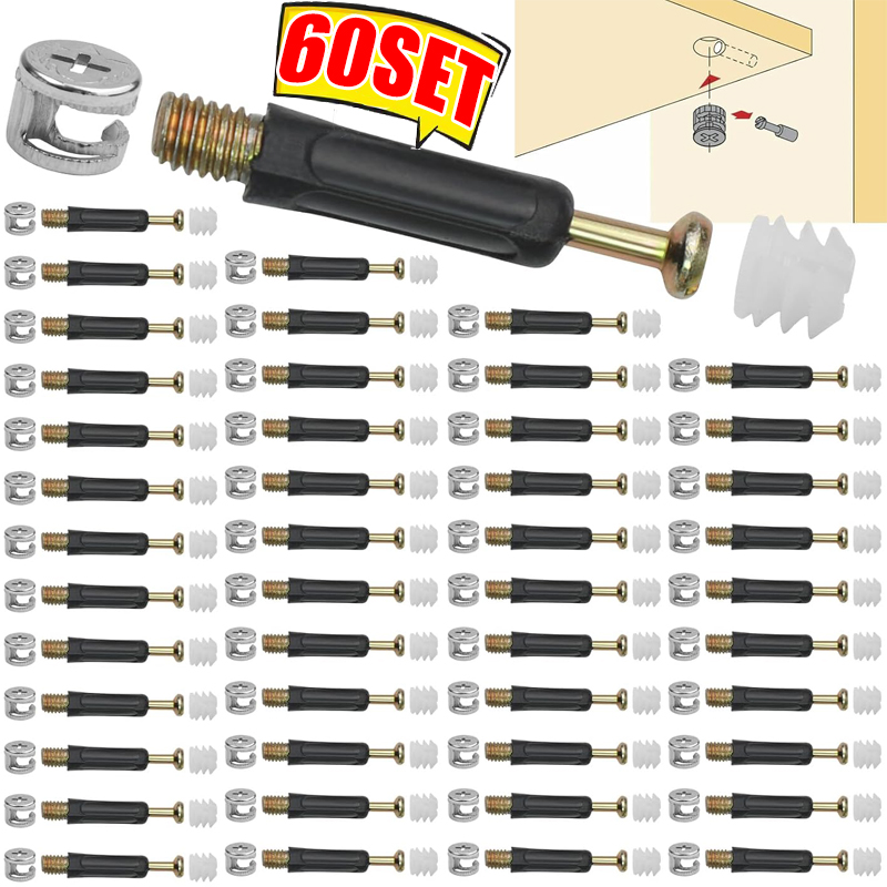 Cam Lock Nut - 3 in 1 Furniture Connector Screw
