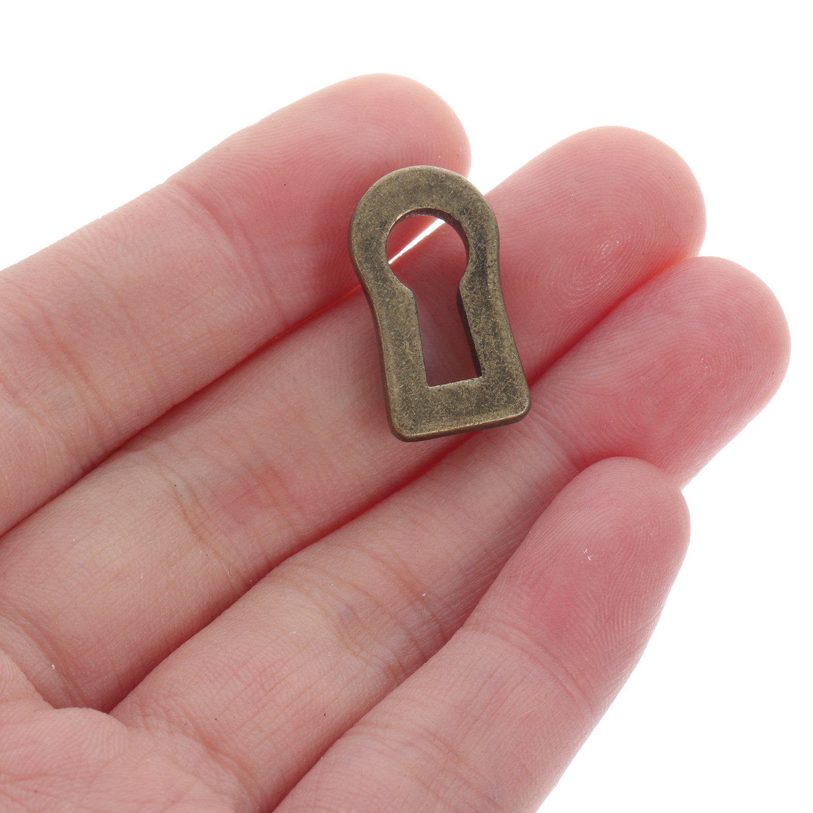 Furniture Hardware Locks - 12Pcs Oval Zinc Alloy Keyhole Escutcheon