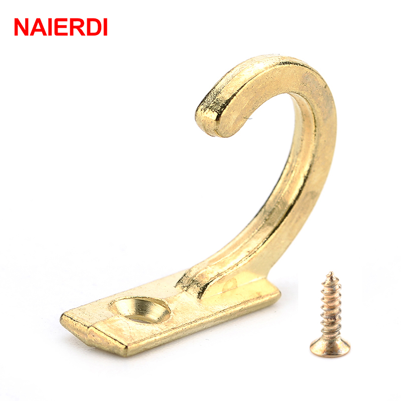 Furniture Hardware Locks - NAIERDI 10PCS Small Antique Hooks Wall