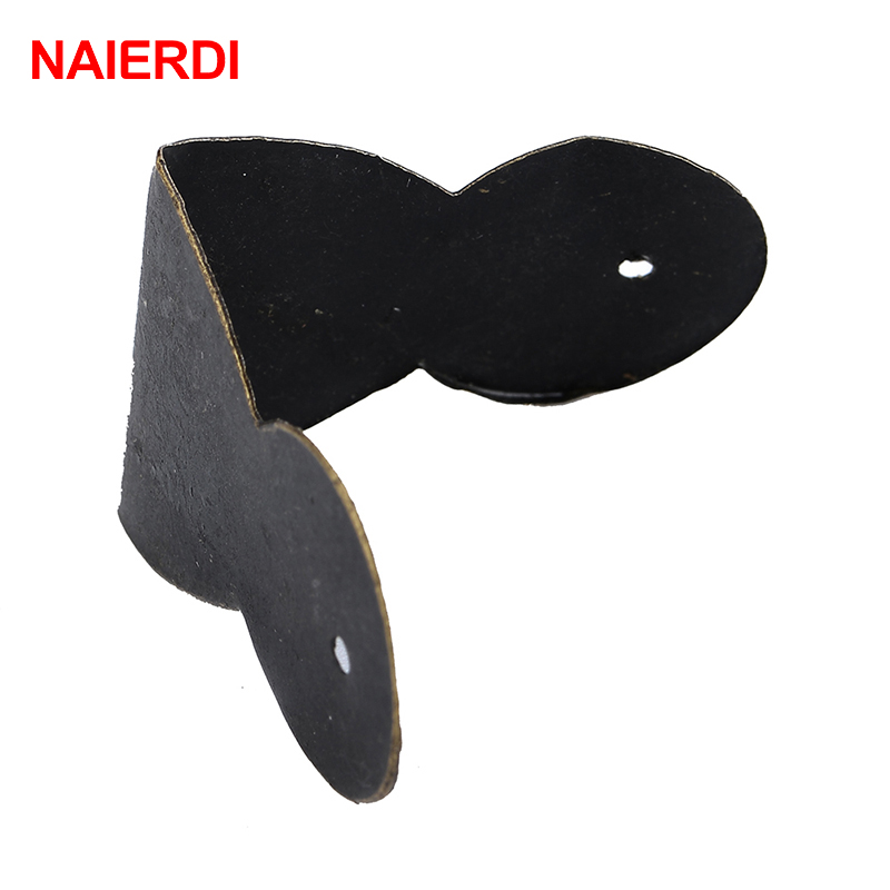 Furniture Hardware Wood - NAIERDI 30PCS Decoration Corner Bracket Antique