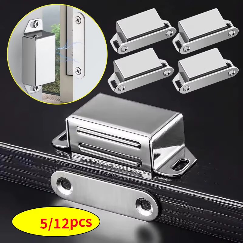 Used Furniture Hardware - 5/12pcs magnetic door Catch Latch, magnetic