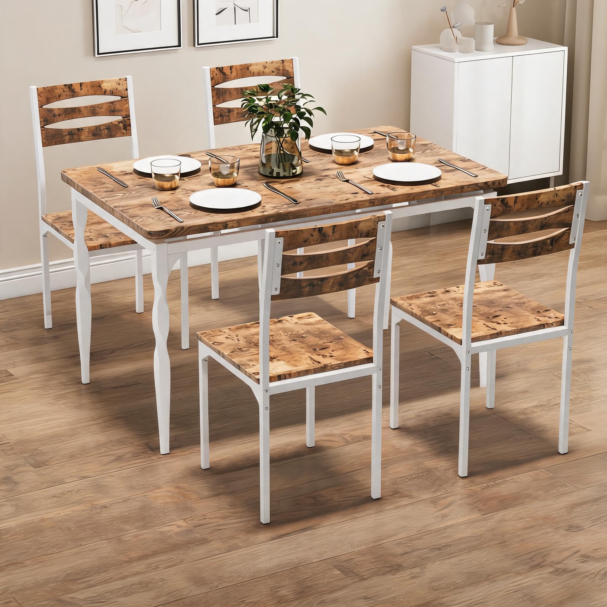 Furniture Hardware Feet - 5 Piece Dining Table Set Dining