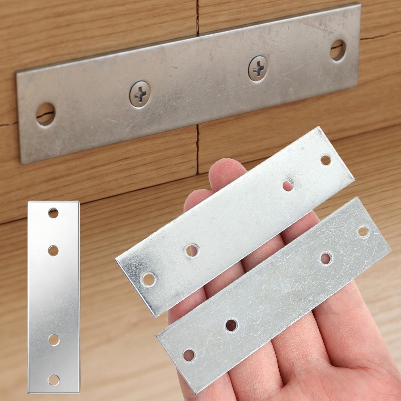 Furniture Hardware Wood - 6/1PCS Heavy Duty Straight Brace Brackets