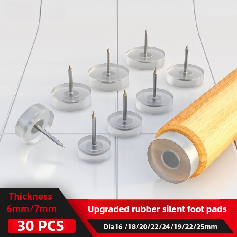 Furniture Hardware Feet - 20pcs Furniture Feet Nails Stick-on Glide