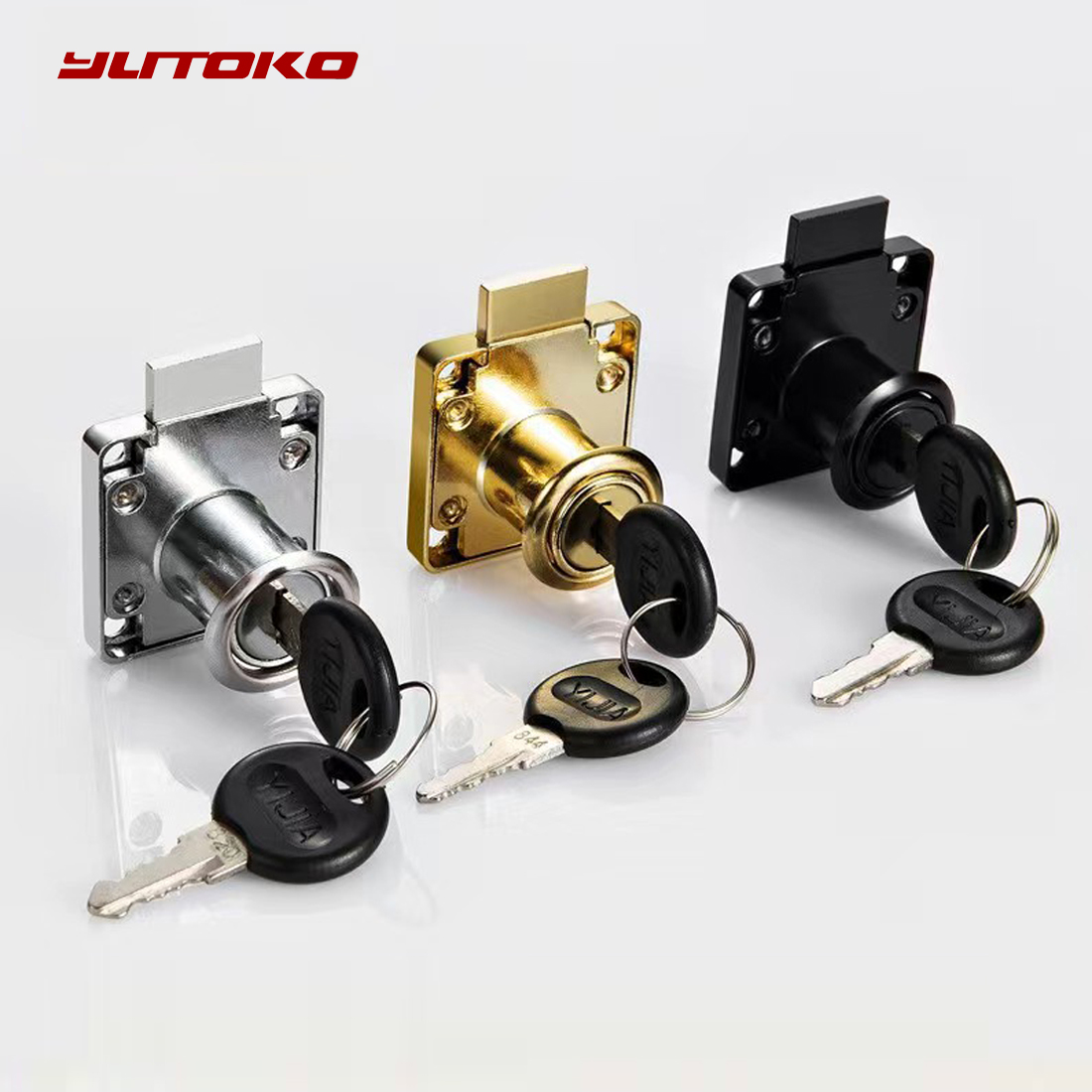 Furniture Hardware Locks - Yutoko High-grade Desk Drawer Lock Wardrobe