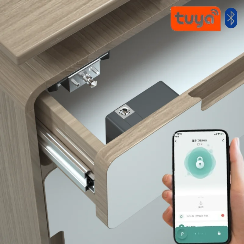 Furniture Hardware Locks - Tuya Smart Cabinet Door Lock Keyless