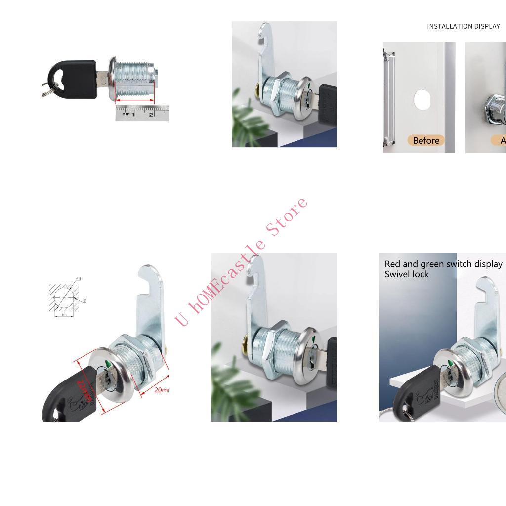 63HF 2set Cabinet Cams Lock wi - Furniture Hardware Locks ulasan dan harga