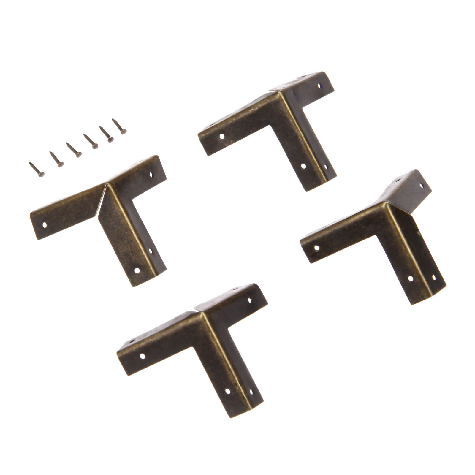 DRELD 4Pcs Antique Bronze Corn - Furniture Hardware Wood ulasan dan harga