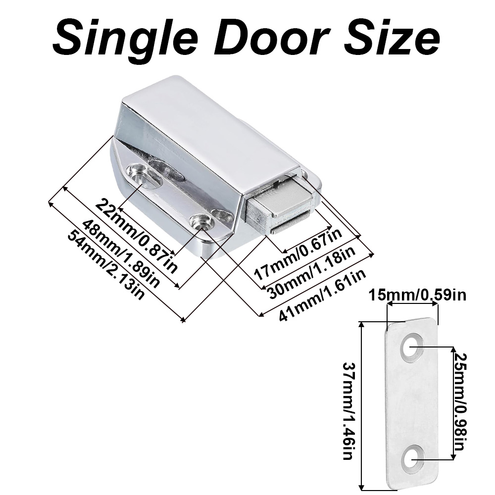 Cabinet Magnetic Catches Magne - Furniture Hardware Locks ulasan dan harga