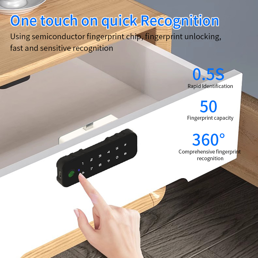 Tuya Bluetooth Smart Wood Cabi - Furniture Hardware Locks ulasan dan harga