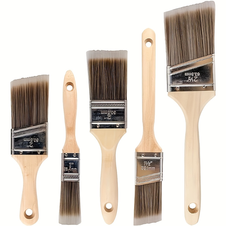 5Pcs High Quality Paint Brush  - Furniture Hardware Wood ulasan dan harga