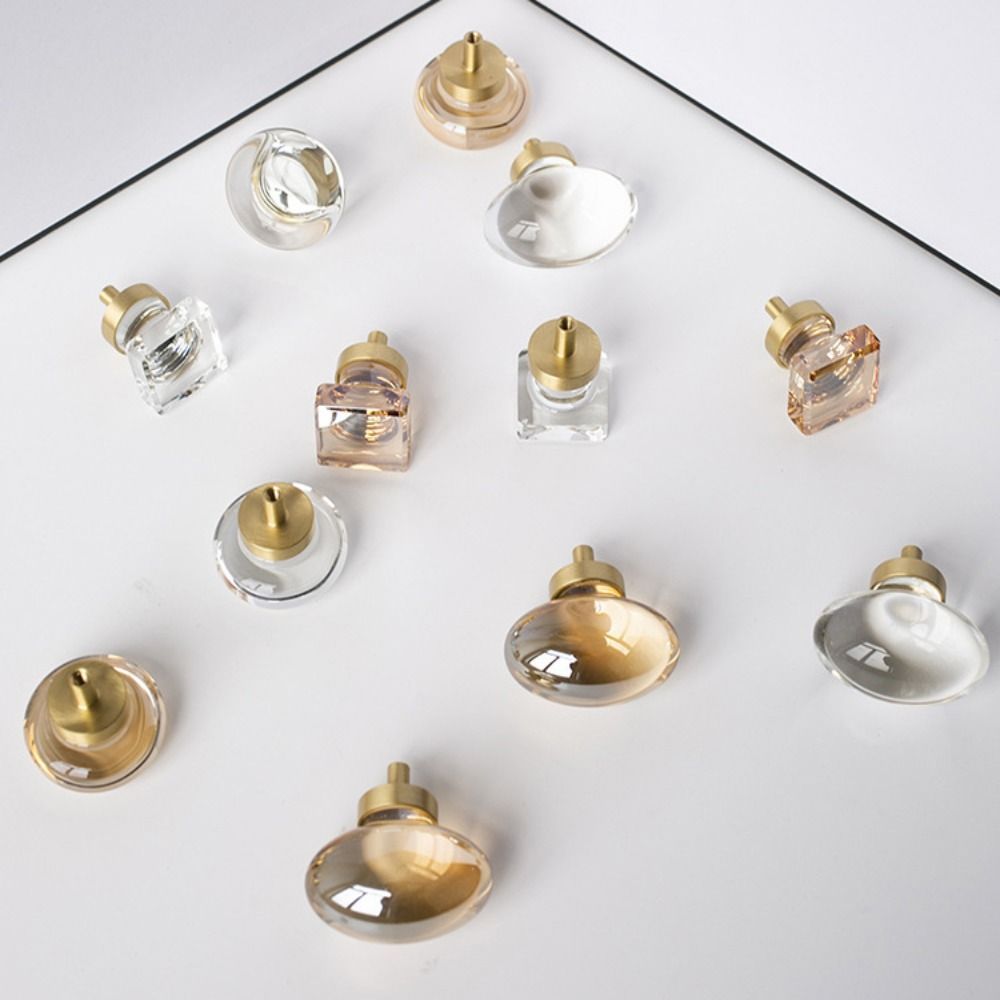 Crystal Glass Furniture Handle - Furniture Hardware Wood ulasan dan harga