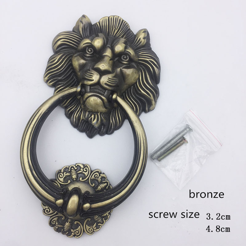 Antique Bronze Lion Head Handl - Furniture Hardware Wood ulasan dan harga