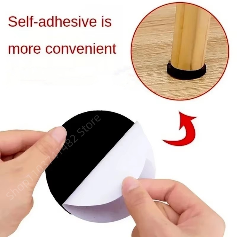 2-48Pc Self Adhesive Black Fur - Furniture Hardware Feet ulasan dan harga