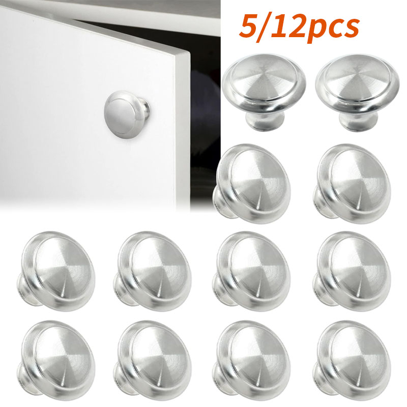 5/12pcs Drawer Handles, Circul - Used Furniture Hardware ulasan dan harga