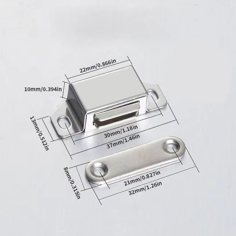 5/12pcs magnetic door Catch La - Used Furniture Hardware ulasan dan harga