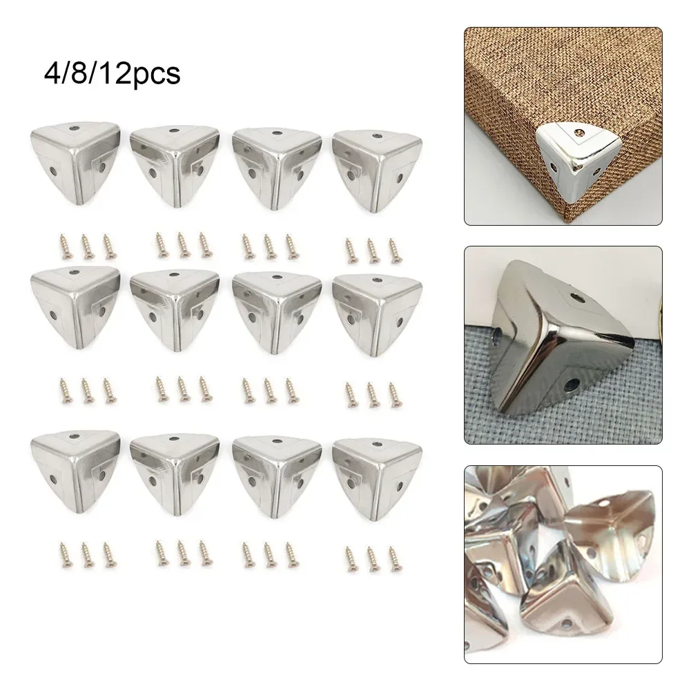 4/8/12pc Metal Box Corner Prot - Furniture Hardware Wood ulasan dan harga