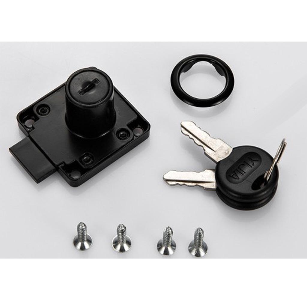 2x Drawer Locks with 2 Lock Ke - Furniture Hardware Locks ulasan dan harga