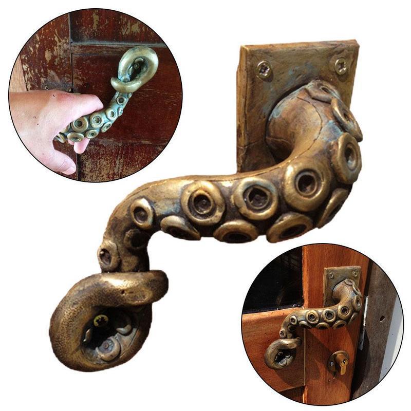 Vintage Octopus Door Knob Outd - Furniture Hardware Wood ulasan dan harga