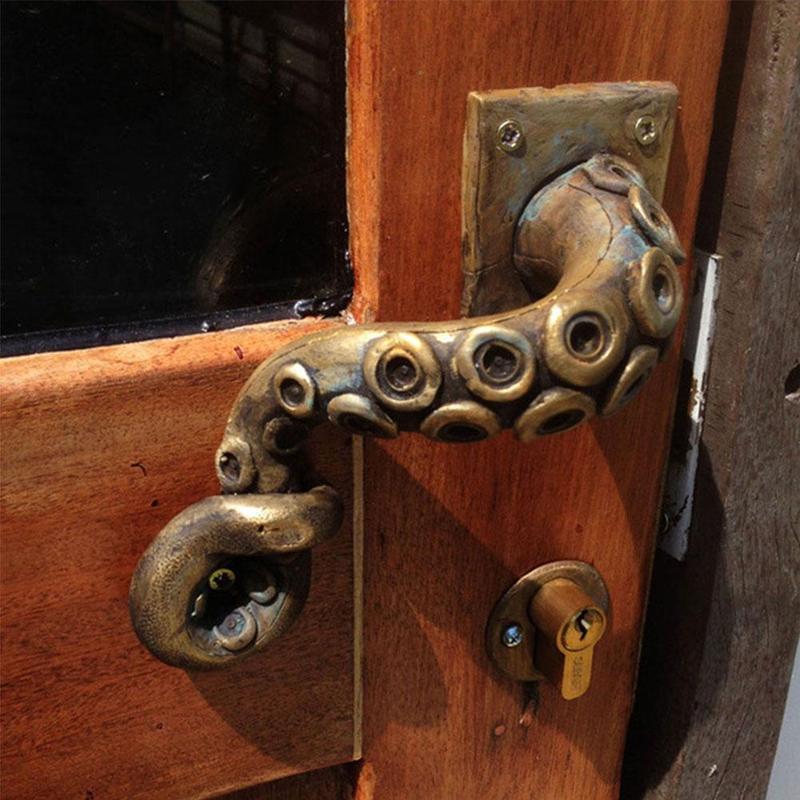 Vintage Octopus Door Knob Outd - Furniture Hardware Wood ulasan dan harga