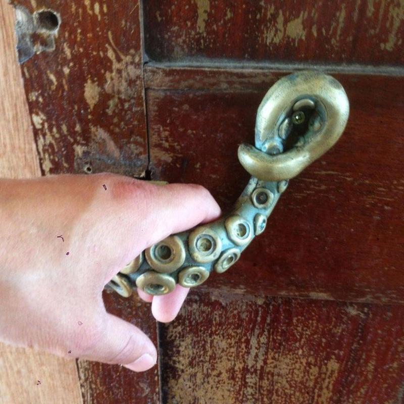 Vintage Octopus Door Knob Outd - Furniture Hardware Wood ulasan dan harga