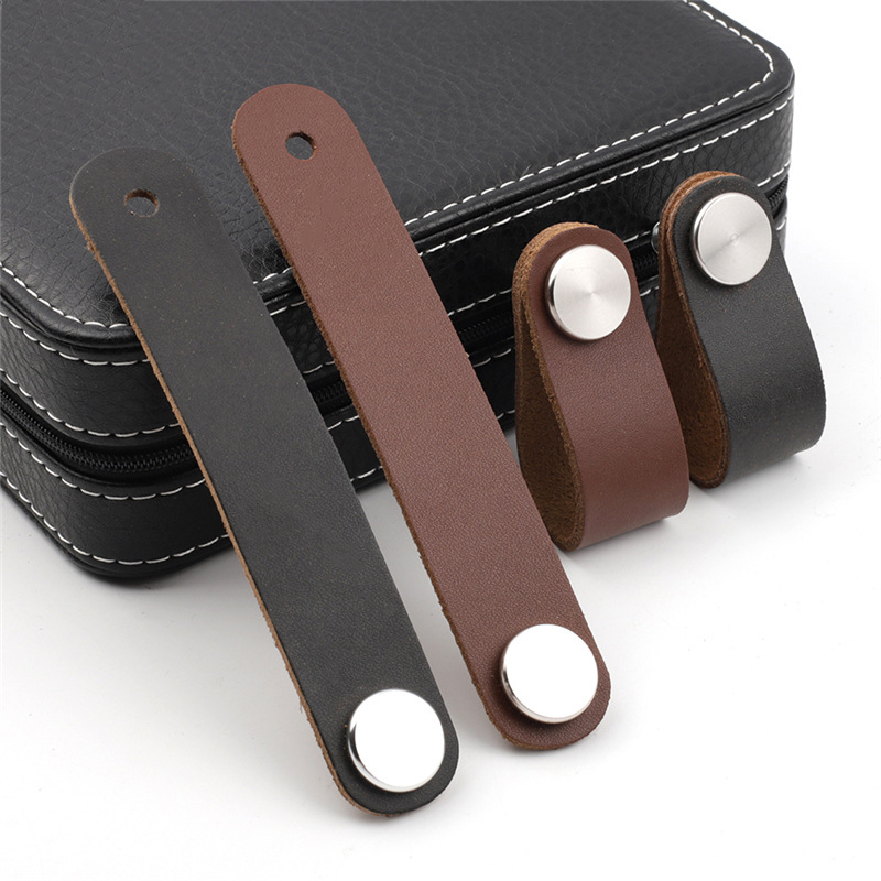 Leather Knobs Cabinet Wardrobe - Furniture Hardware In China ulasan dan harga