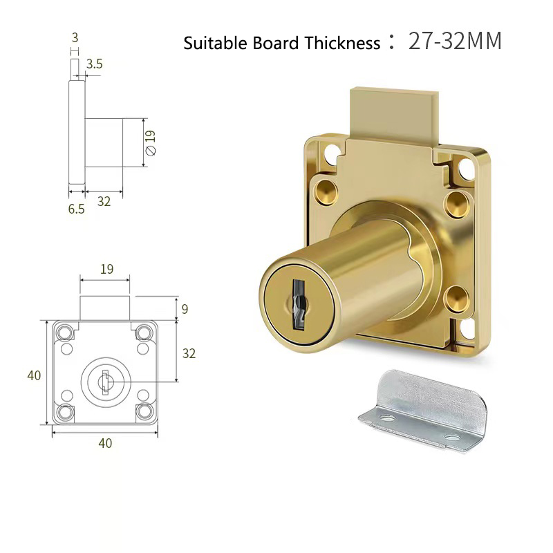 Yutoko High-grade Desk Drawer  - Furniture Hardware Locks ulasan dan harga