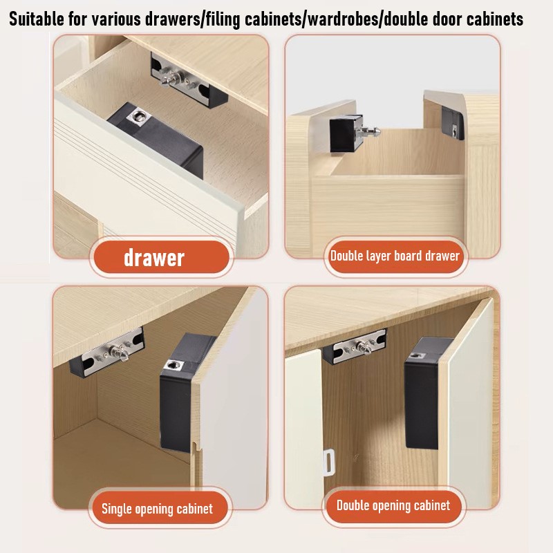 Tuya Smart Cabinet Door Lock K - Furniture Hardware Locks ulasan dan harga