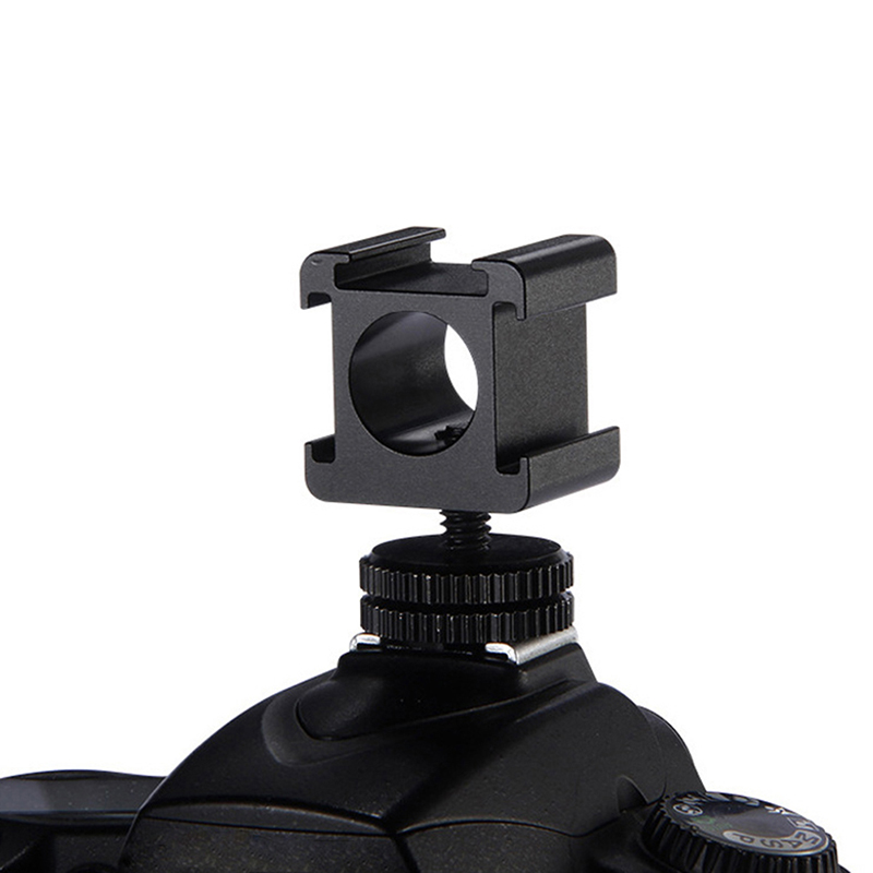 【C】Dual Nut Cold Shoe 1/4 Hot  - Cam Lock Nut ulasan dan harga